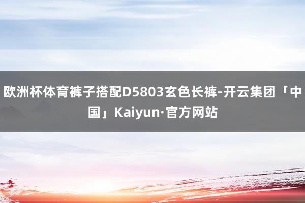 欧洲杯体育裤子搭配D5803玄色长裤-开云集团「中国」Kaiyun·官方网站